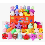 30 Pack Squishy Toys, Kawaii Squishies Party Favors for Kids 4-8 8-12, Treasure Box Toys