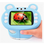 1000X 2.4 Handheld Digital Microscope for Kids: STEM Toy & Gifts (Blue)
